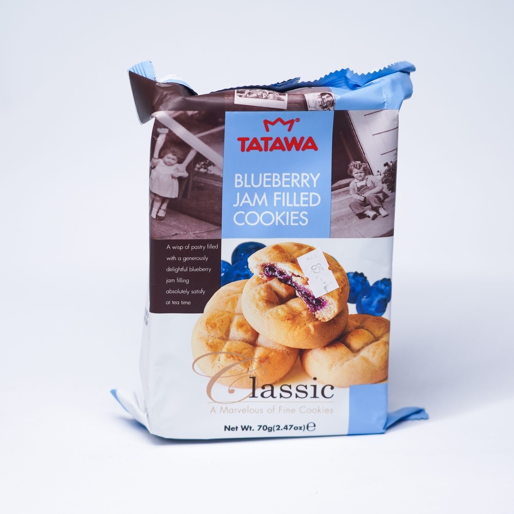 [TAT0075] Tatawa Classic Blueberry Jam Cookies 70g