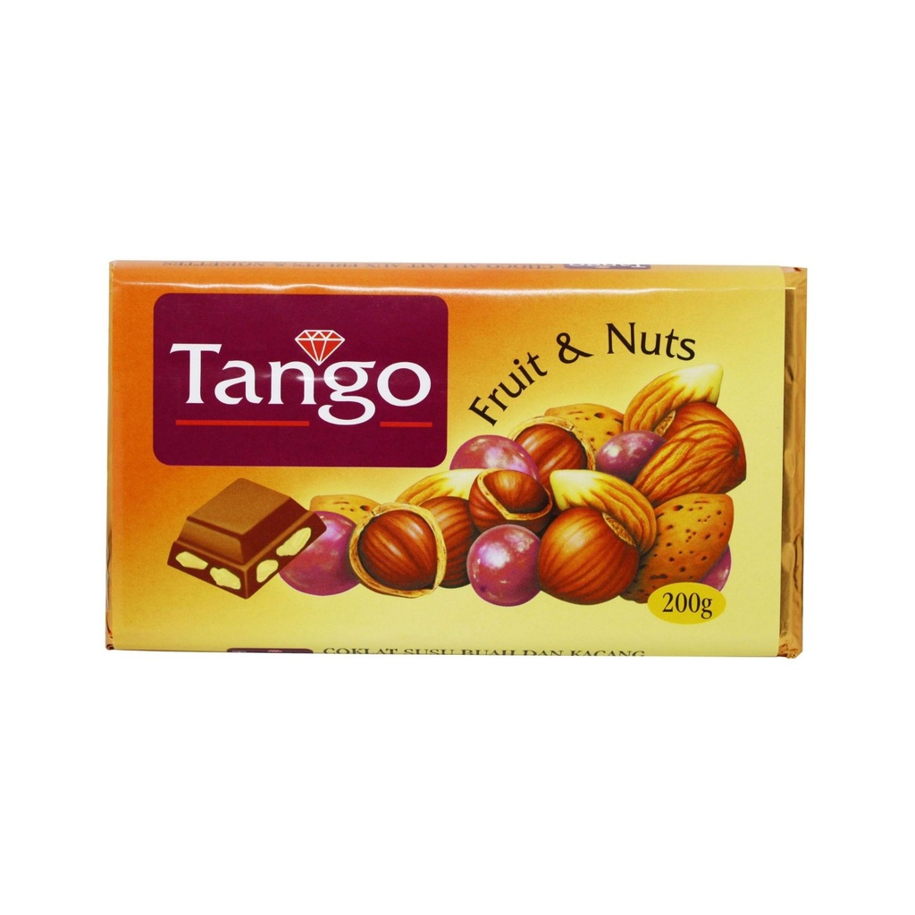 [TNG0024] Tango Fruit & Nut Bar 200g