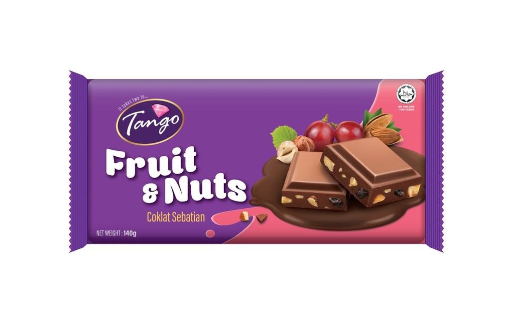 Tango Flow Wrap Fruit & Nut 140g