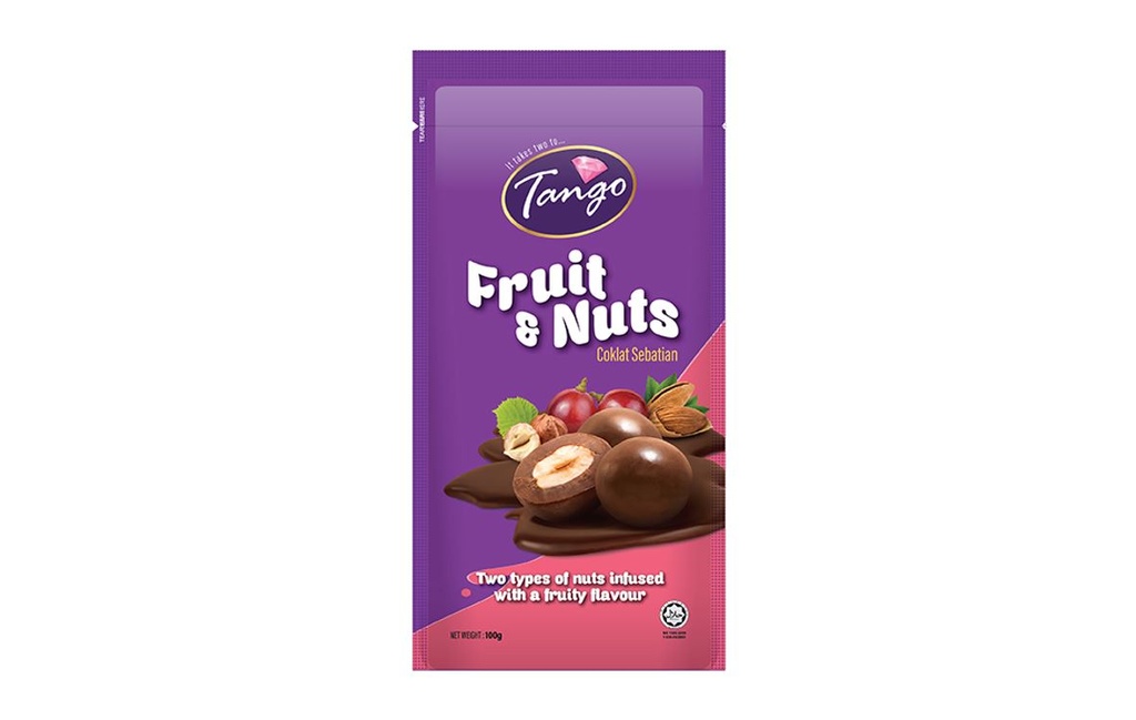 [TNG0142] Tango Fruit & Nuts Doypack 100g
