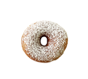 Snow Glaze Doughnut